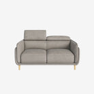 Cairo 2 Seater Leather Sofa - Chester Haze