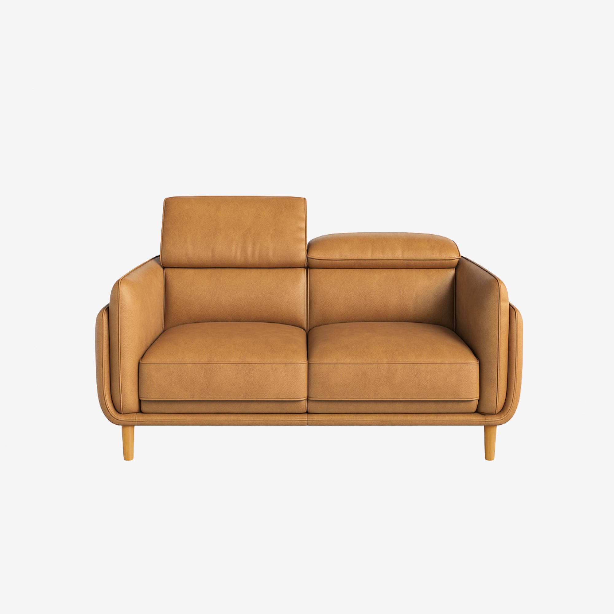 Cairo 2 Seater Leather Sofa - Chester Tan