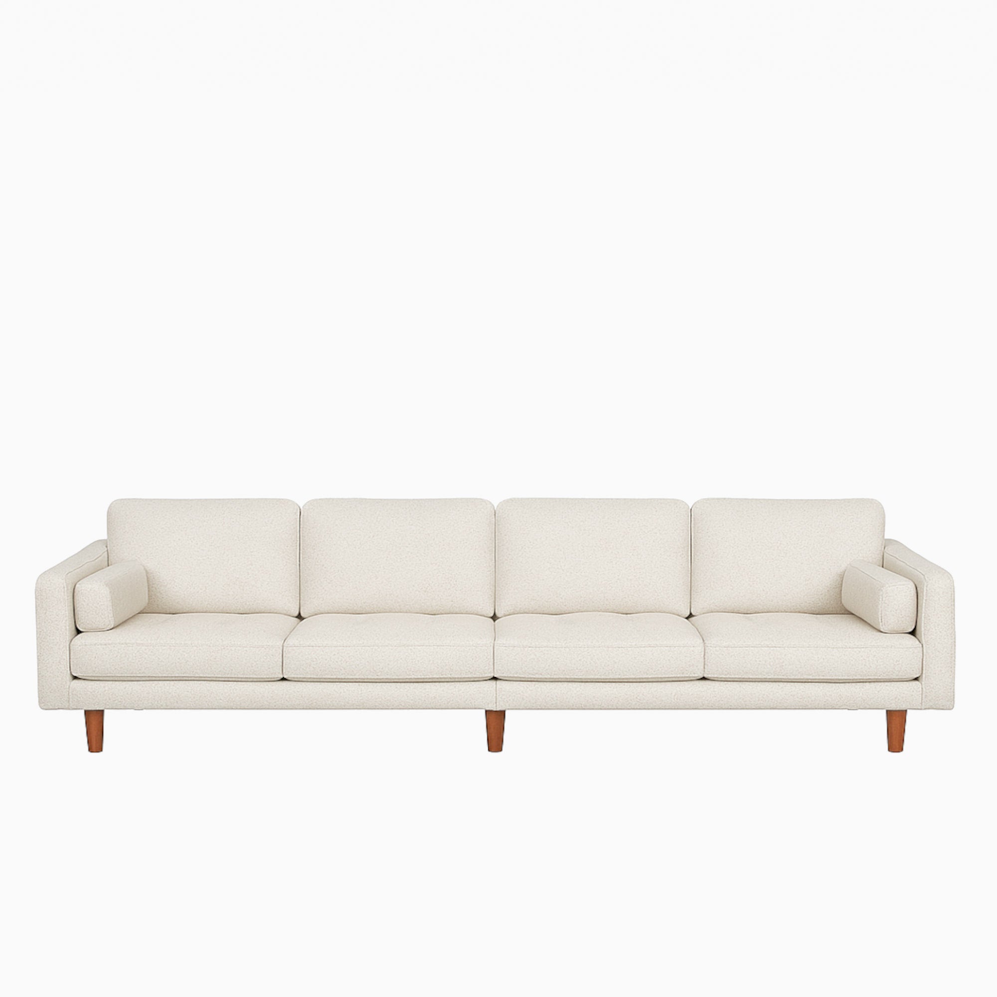 Hugh 4 Seater Fabric Sofa - Sand