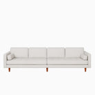 Hugh 4 Seater Fabric Sofa - Stone