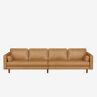 Hugh 4 Seater Leather Sofa - Chester Tan