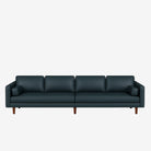 Hugh 4 Seater Leather Sofa - Rio Indigo