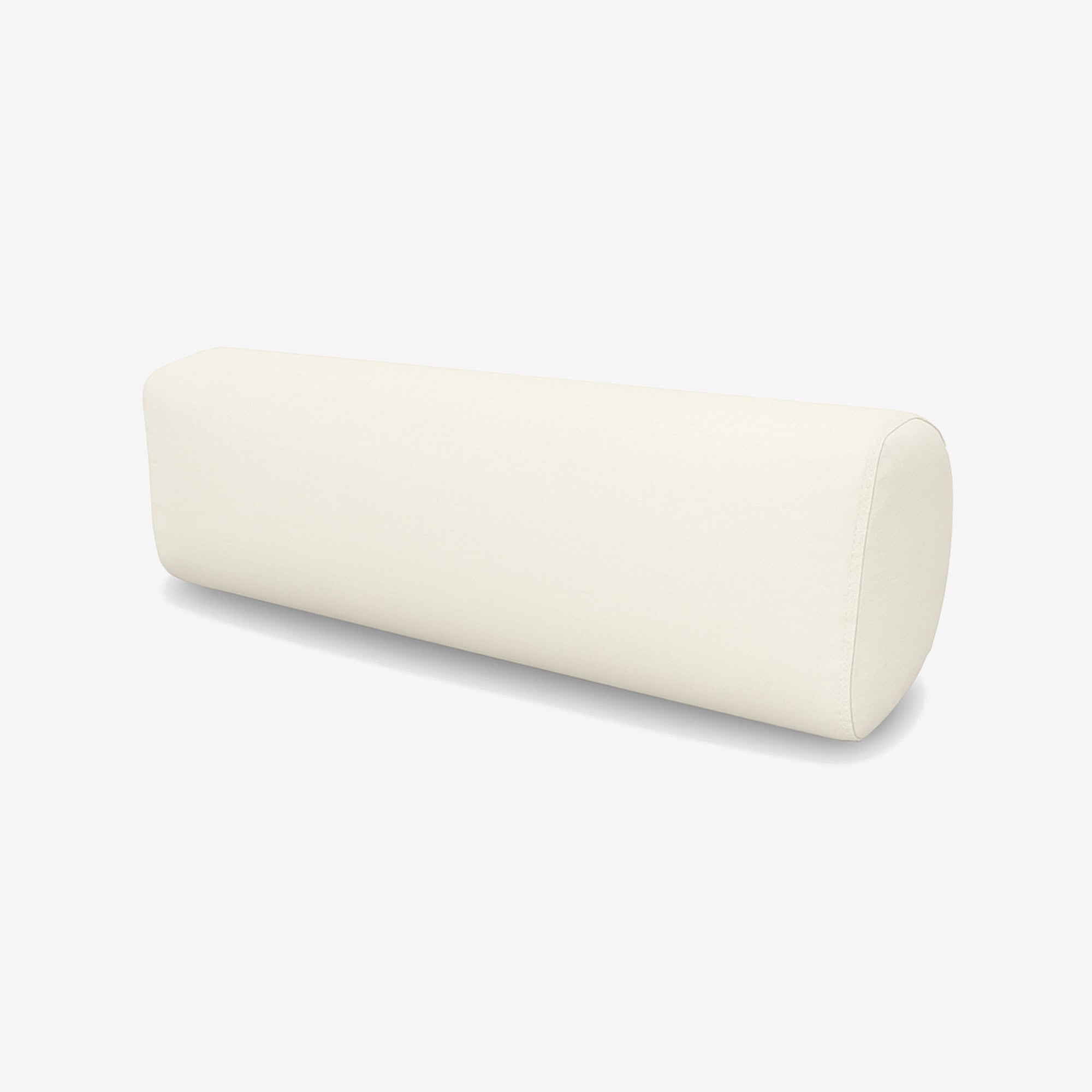 Hugh Fabric Bolster Cushion - Latte