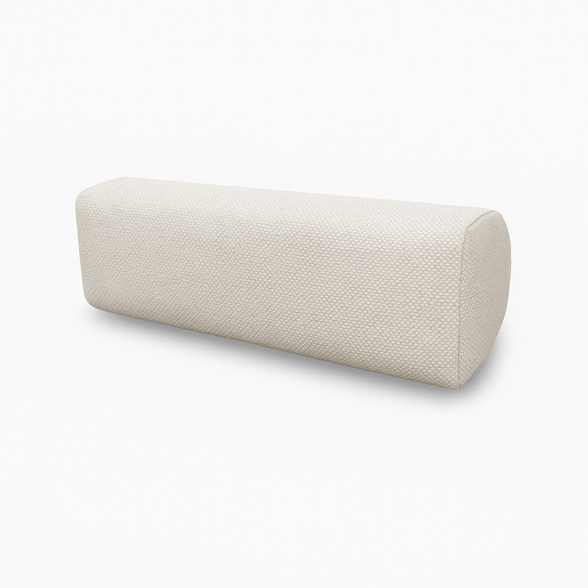 Hugh Fabric Bolster Cushion - Sand