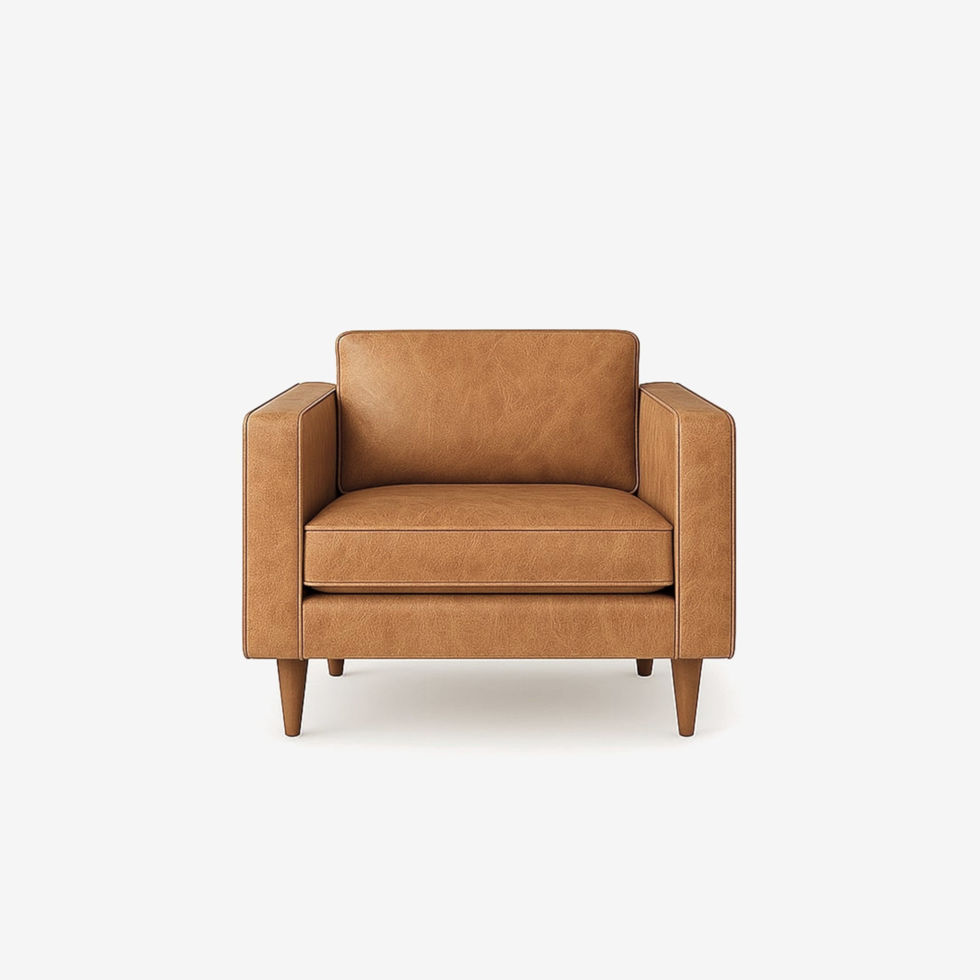 Hugh Leather Armchair - Chester Tan