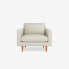 Hugh Leather Armchair - Rio Light Taupe