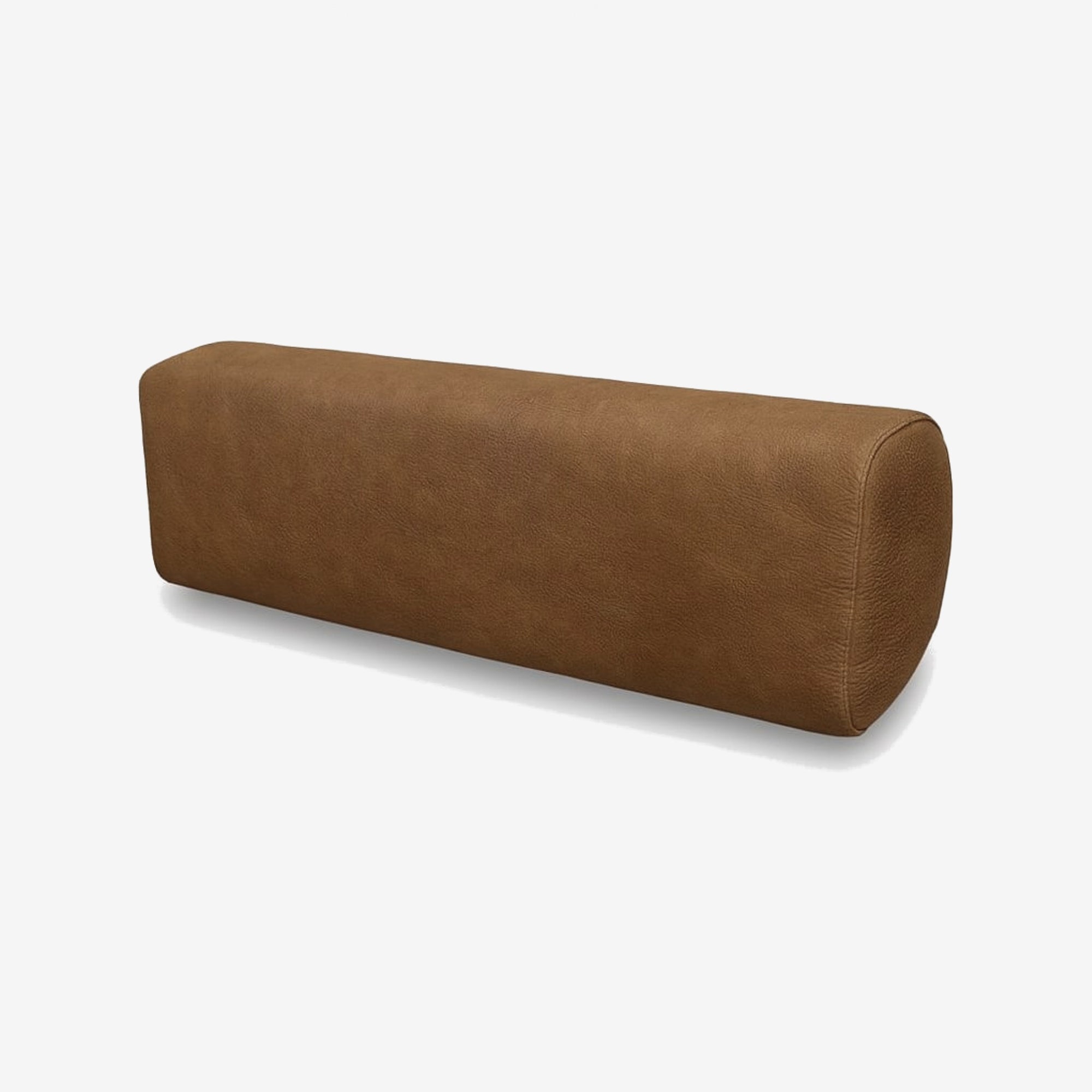 Hugh Leather Bolster Cushion - Chester Cocoa