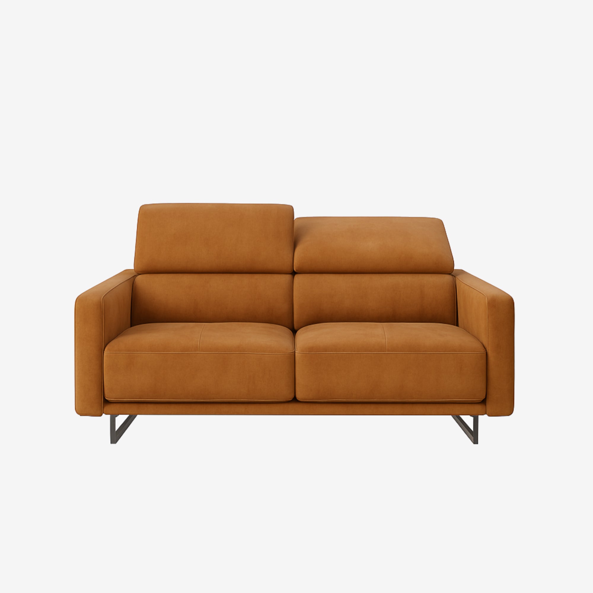 Maison 2 Seater Leather Sofa - Kansas Cognac