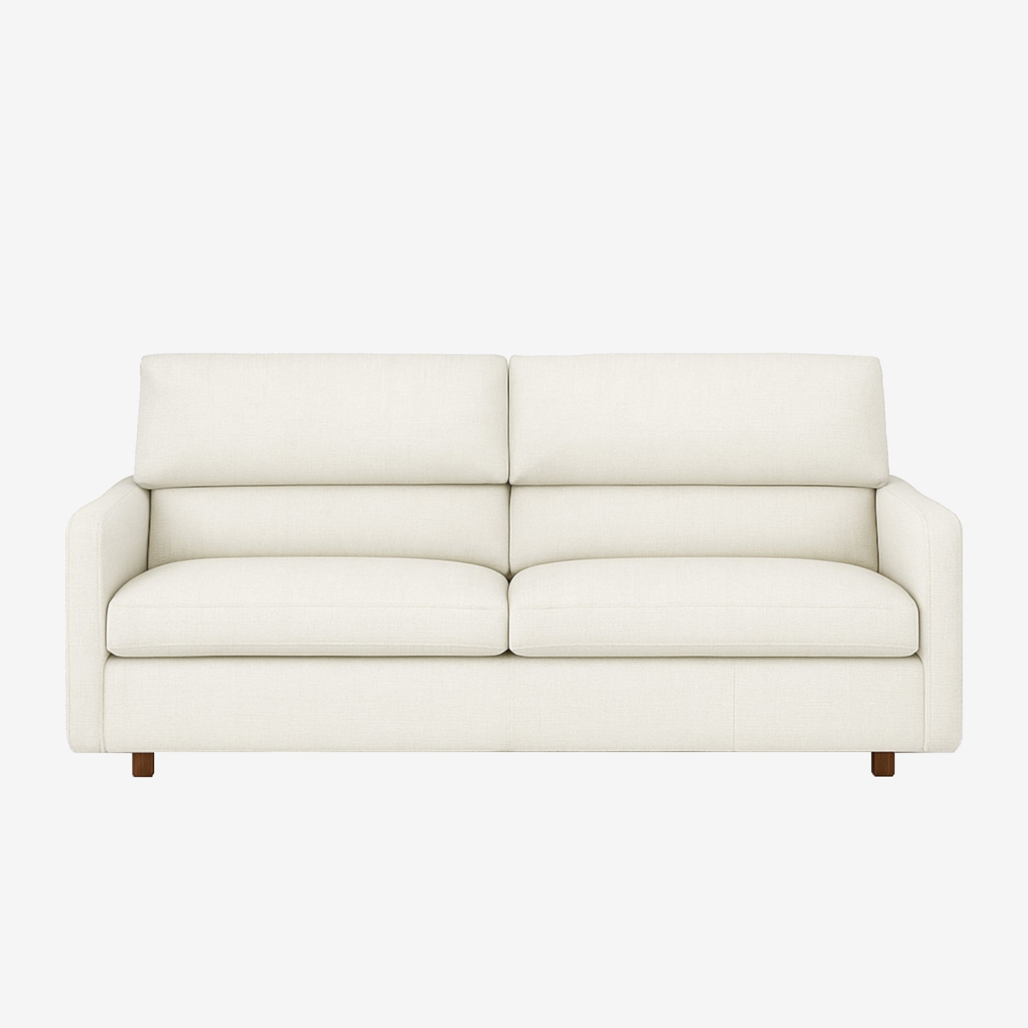 Maison 3 Seater Fabric Sofa Bed White