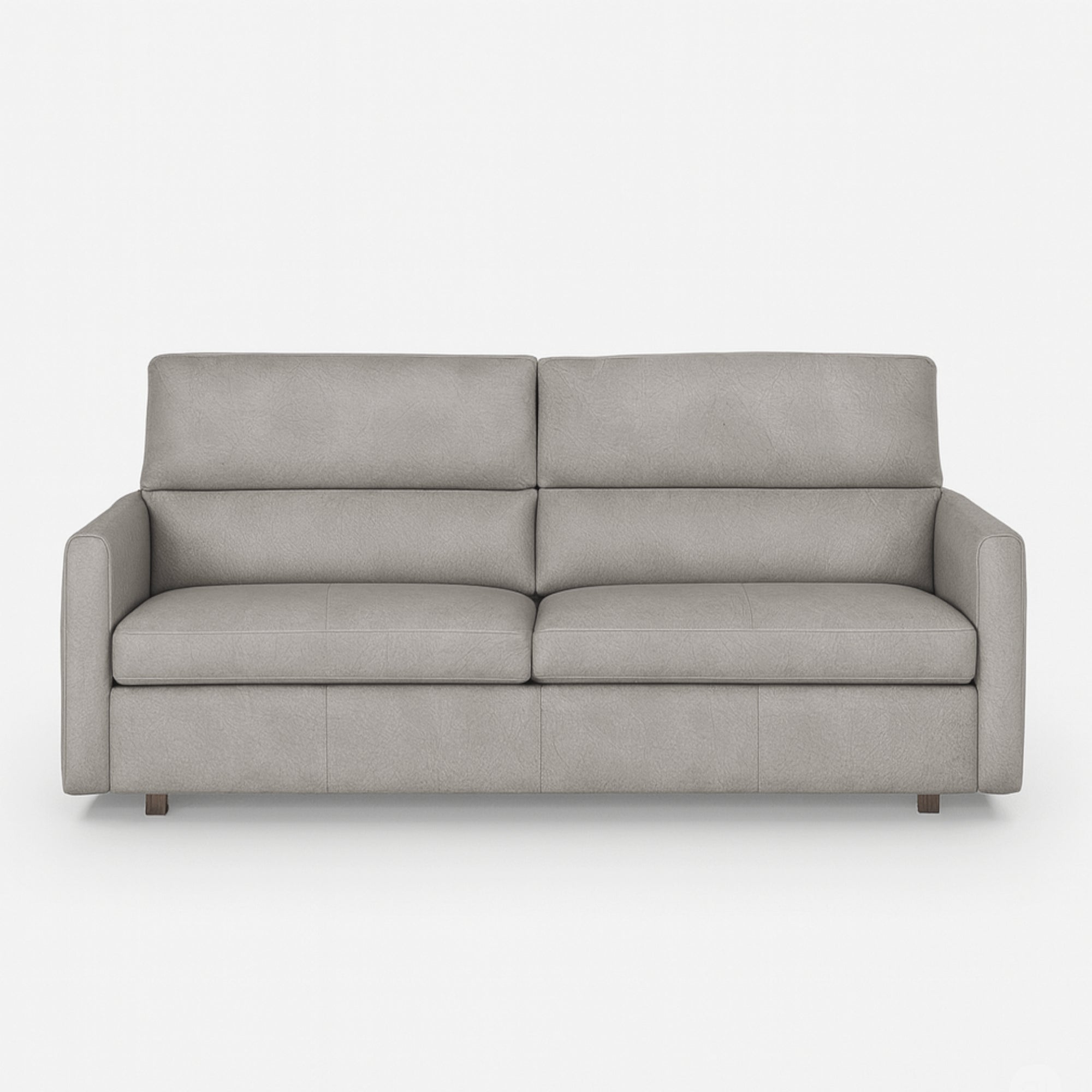 Maison 3 Seater Leather Sofa Bed - Chester Haze