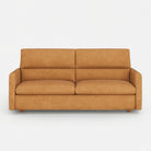 Maison 3 Seater Leather Sofa Bed - Kansas Cognac