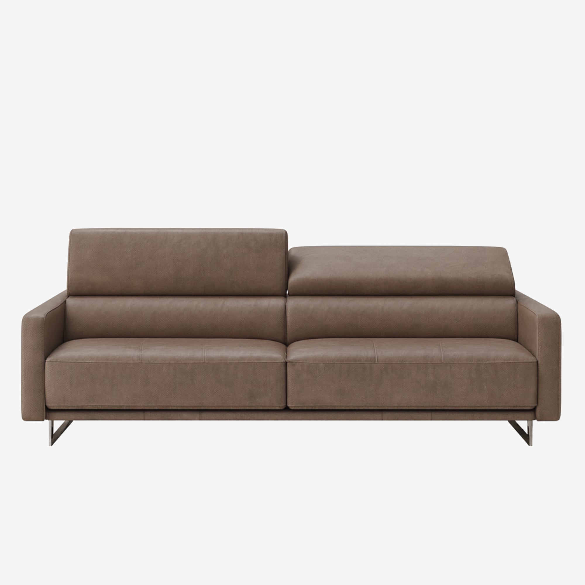 Maison 4 Seater Leather Sofa - Chester Haze