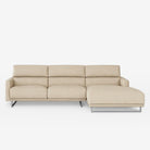 Maison L-Shaped Fabric Sofa Oat Right