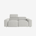 Manhattan 2 Seater Fabric Recliner Sofa Grey