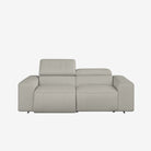 Manhattan 2 Seater Leather Recliner Sofa Rio Light Taupe
