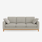 Noah 3 Seater Fabric Sofa Grey