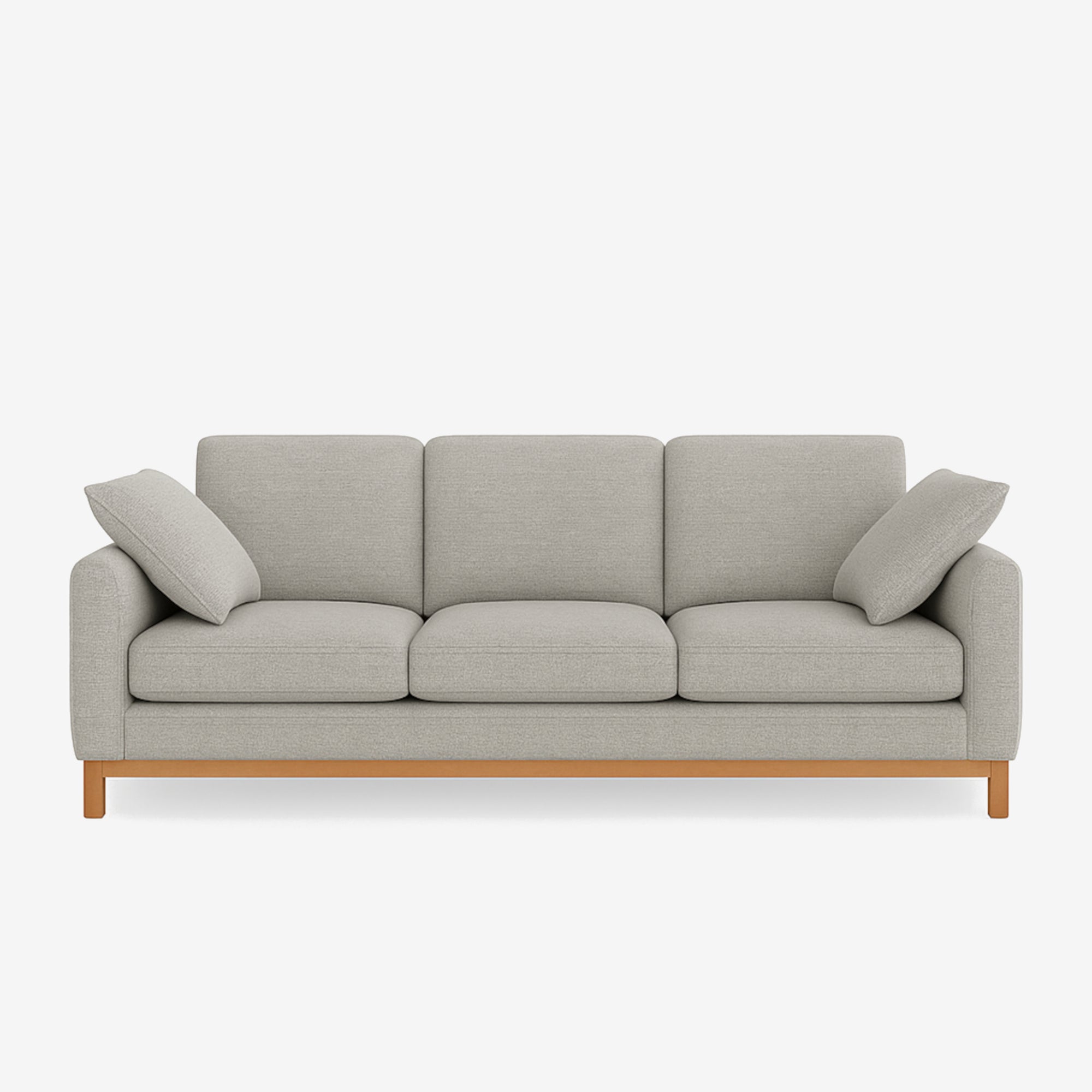Noah 3 Seater Fabric Sofa Grey