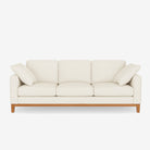 Noah 3 Seater Fabric Sofa Ivory