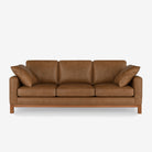 Noah 3 Seater Leather Sofa - Chester Cocoa