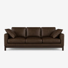 Noah 3 Seater Leather Sofa - Chester Walnut