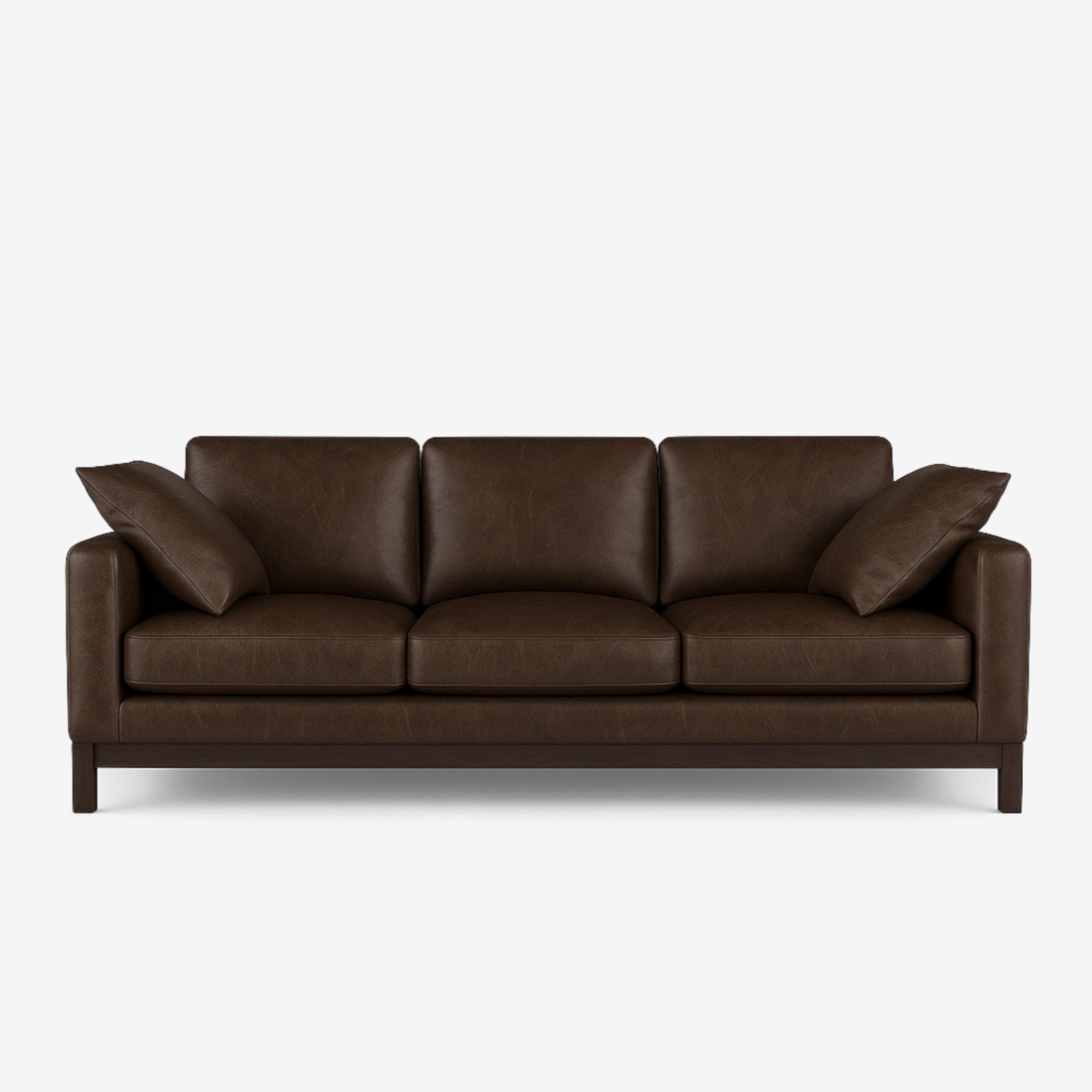 Noah 3 Seater Leather Sofa - Chester Walnut