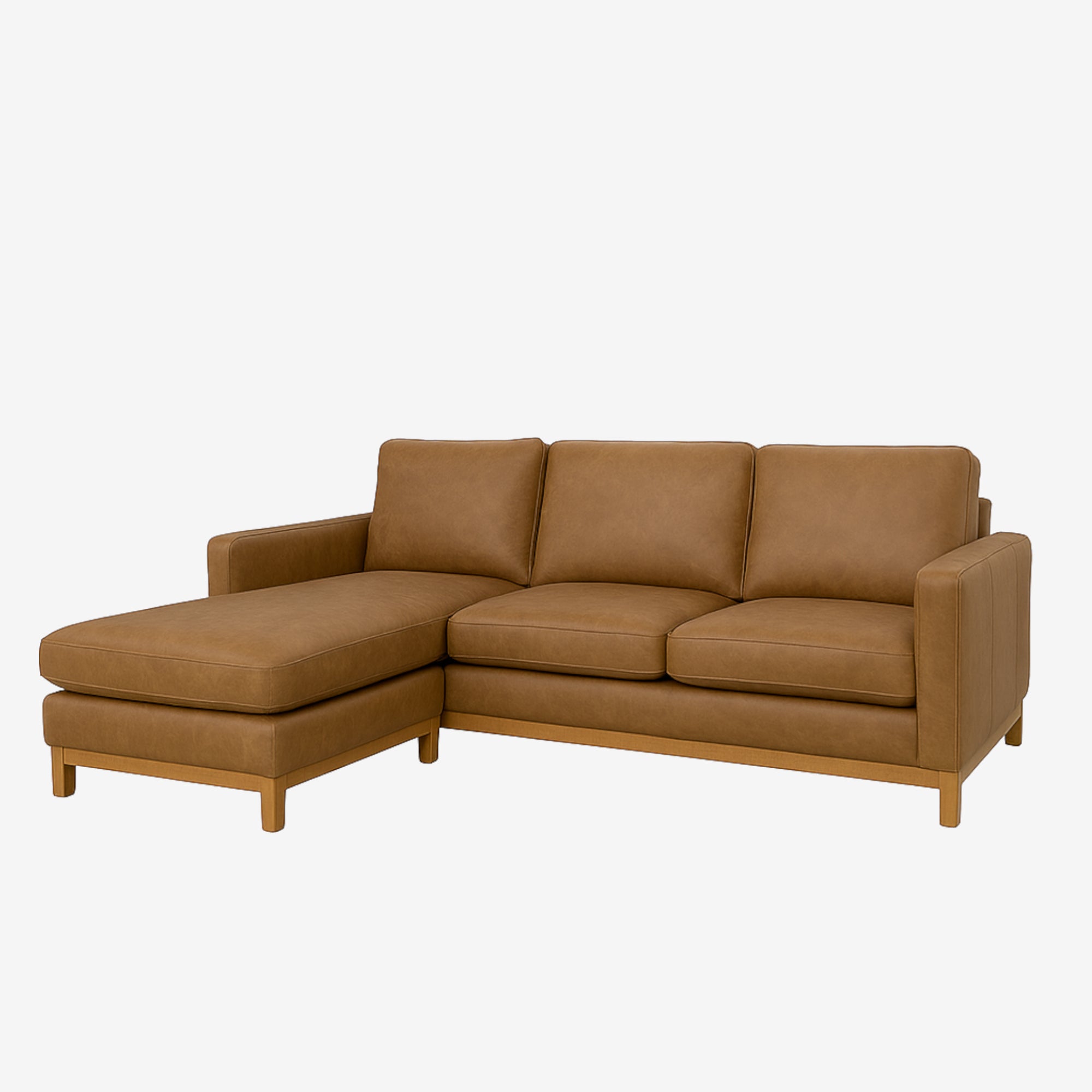 Noah Reversible L-Shaped Lounge Sofa - Chester Cocoa - Left