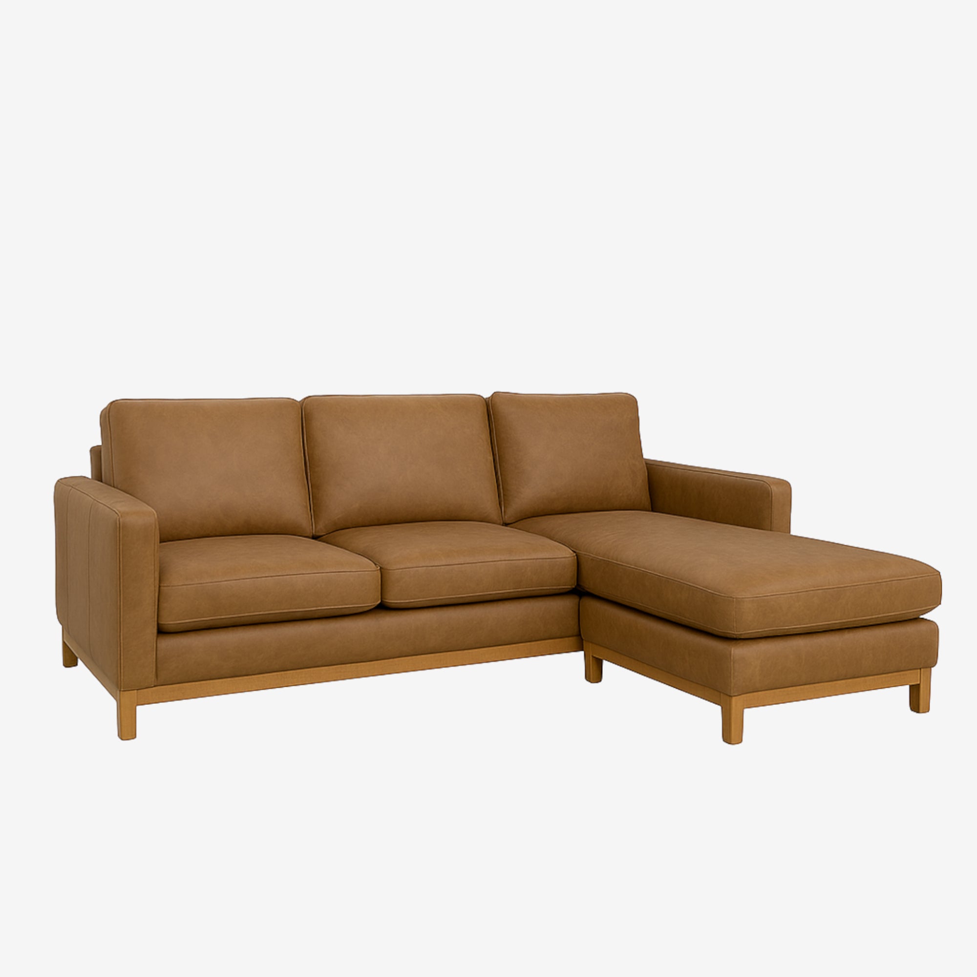 Noah Reversible L-Shaped Lounge Sofa  - Chester Cocoa - Right