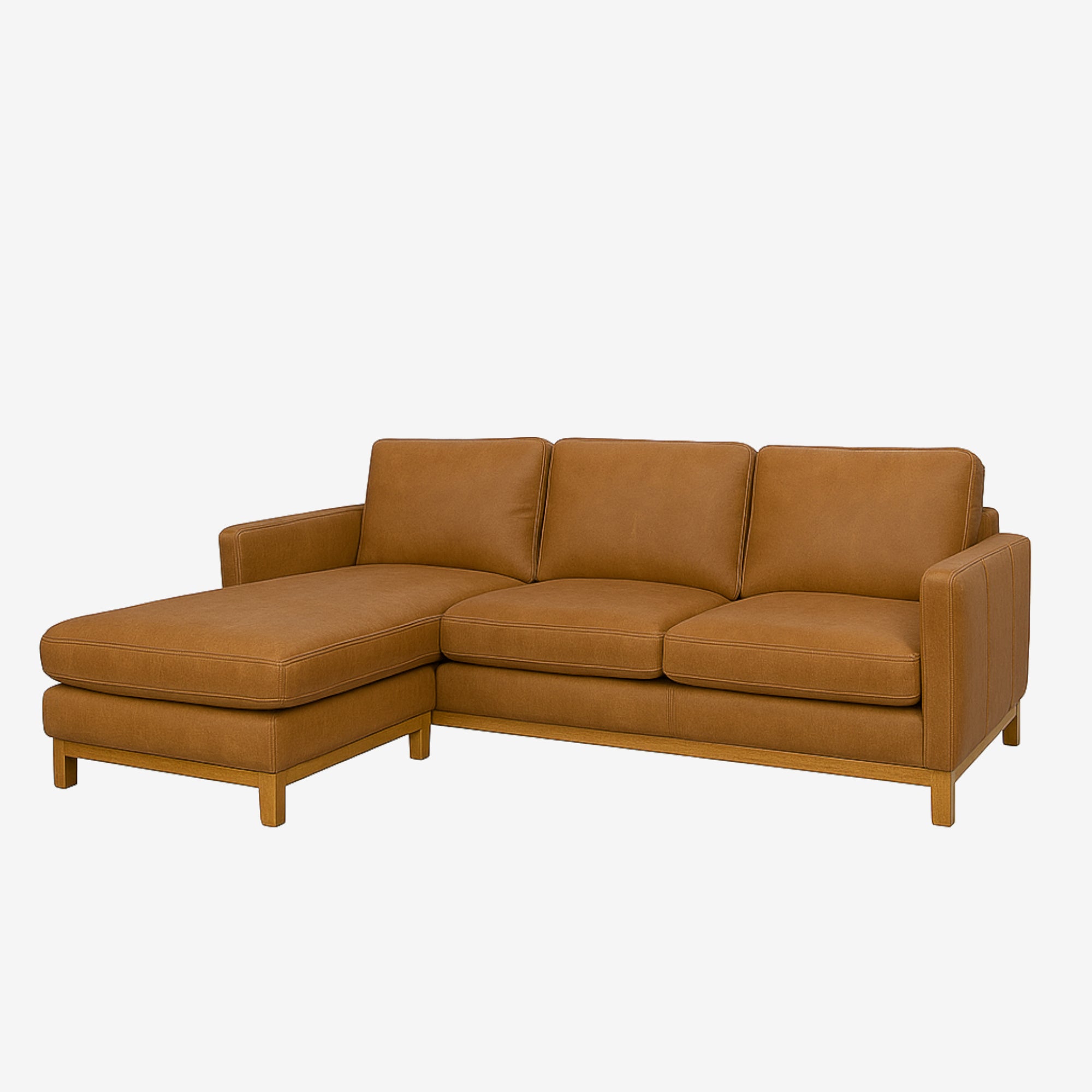 Noah Reversible L-Shaped Lounge Sofa - Chester Tan - Left