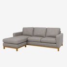 Noah Reversible L-Shaped Lounge Sofa  - Chester Haze - Left