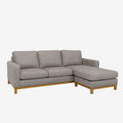 Noah Reversible L-Shaped Lounge Sofa - Chester Haze - Right