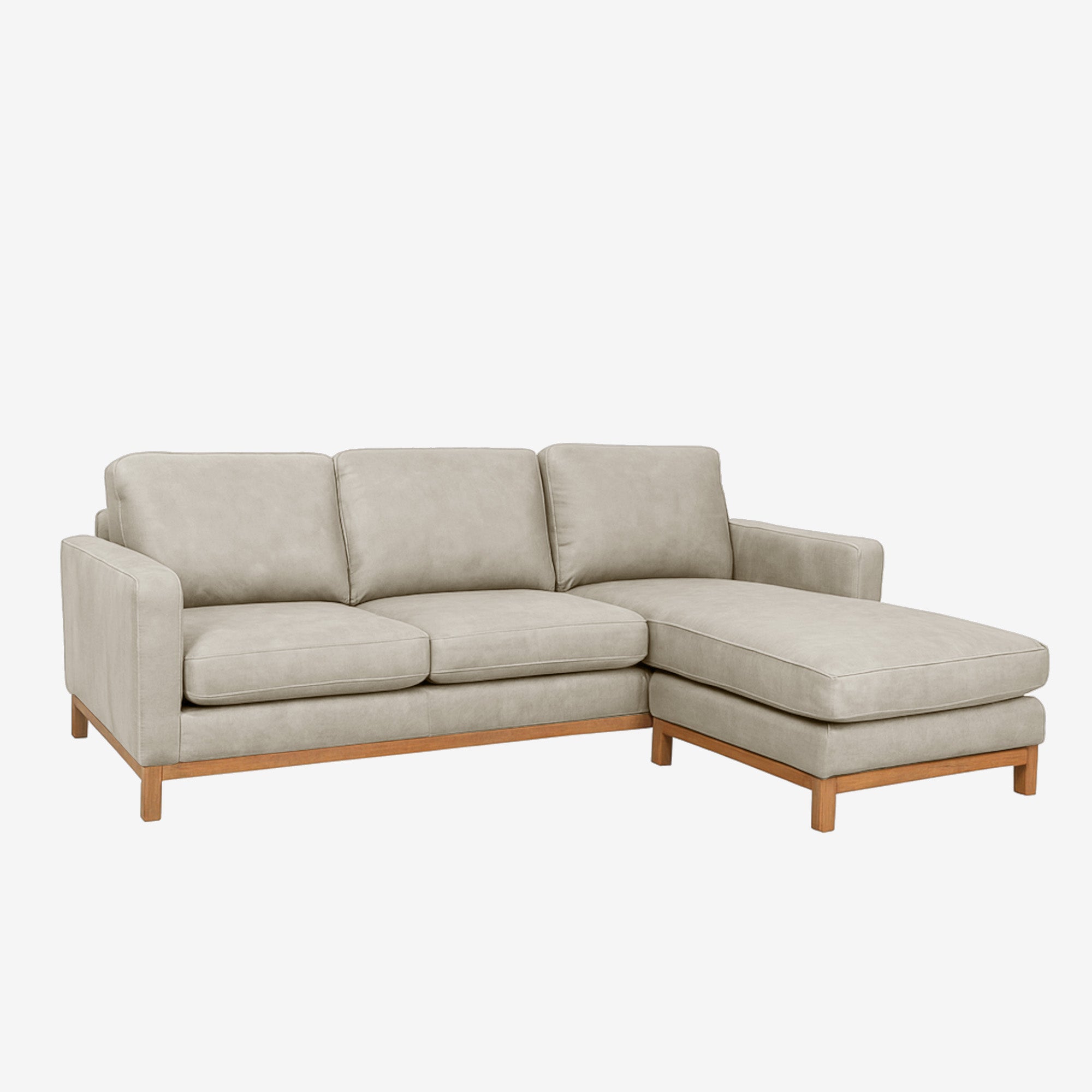 Noah Reversible L-Shaped Lounge Sofa  - Rio Light Taupe - Right