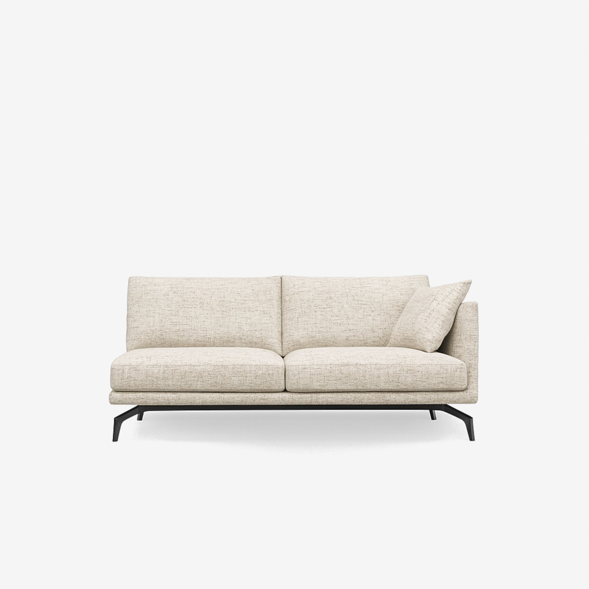 Portage Side Fabric Sofa Left - Owl