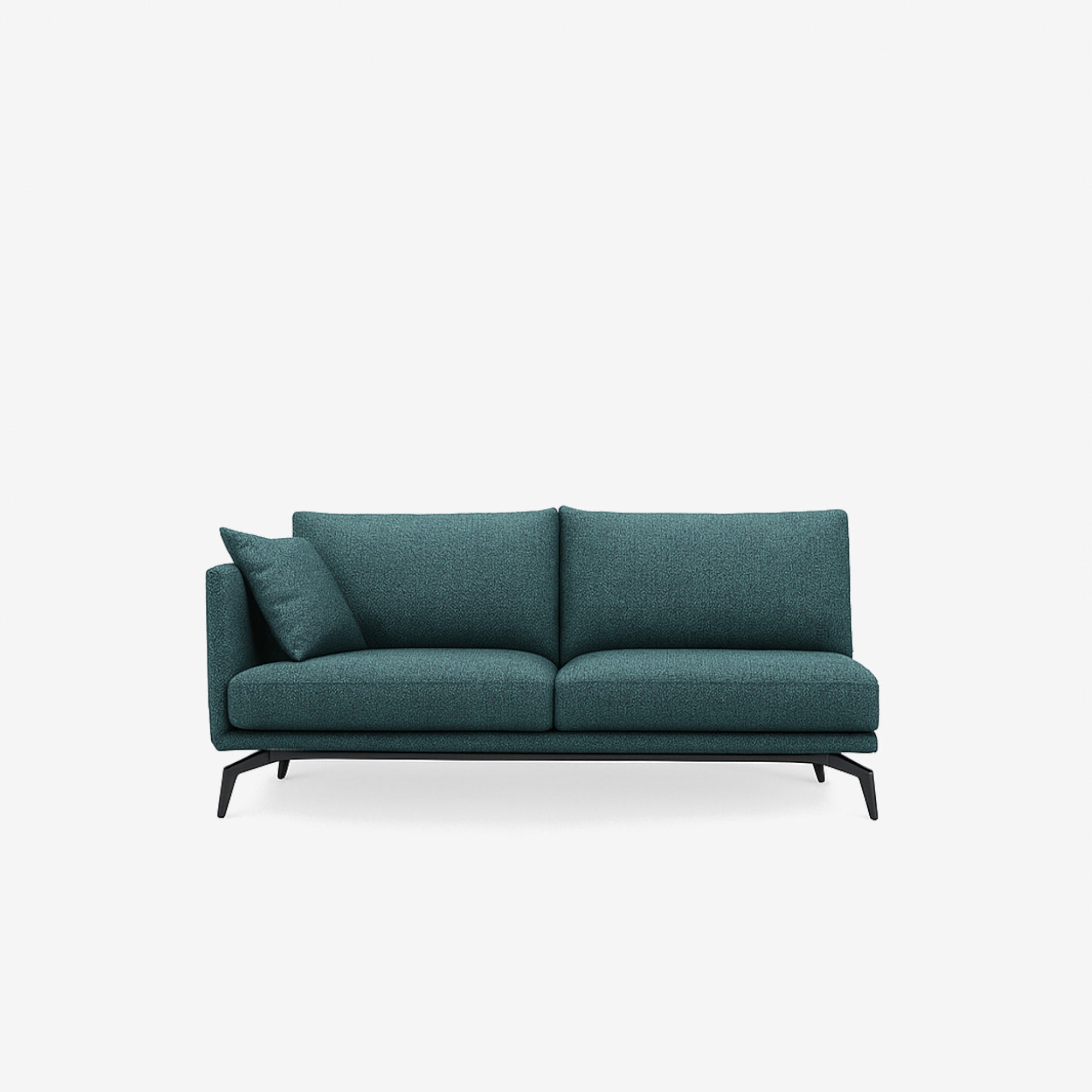 Portage Side Fabric Sofa Right - Ocean