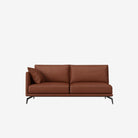 Portage Side Leather Sofa Right - Vedura Copper 