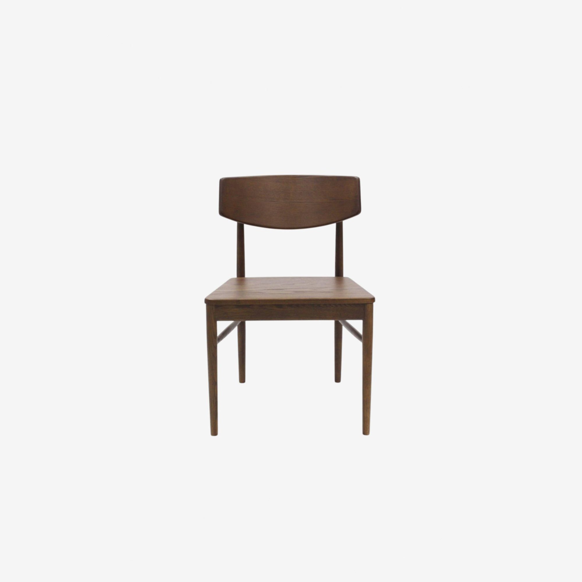 Edith Dining Chair - Wooden Seat - Caramel Oak