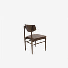 Edith Dining Chair - Wooden Seat - Caramel Oak