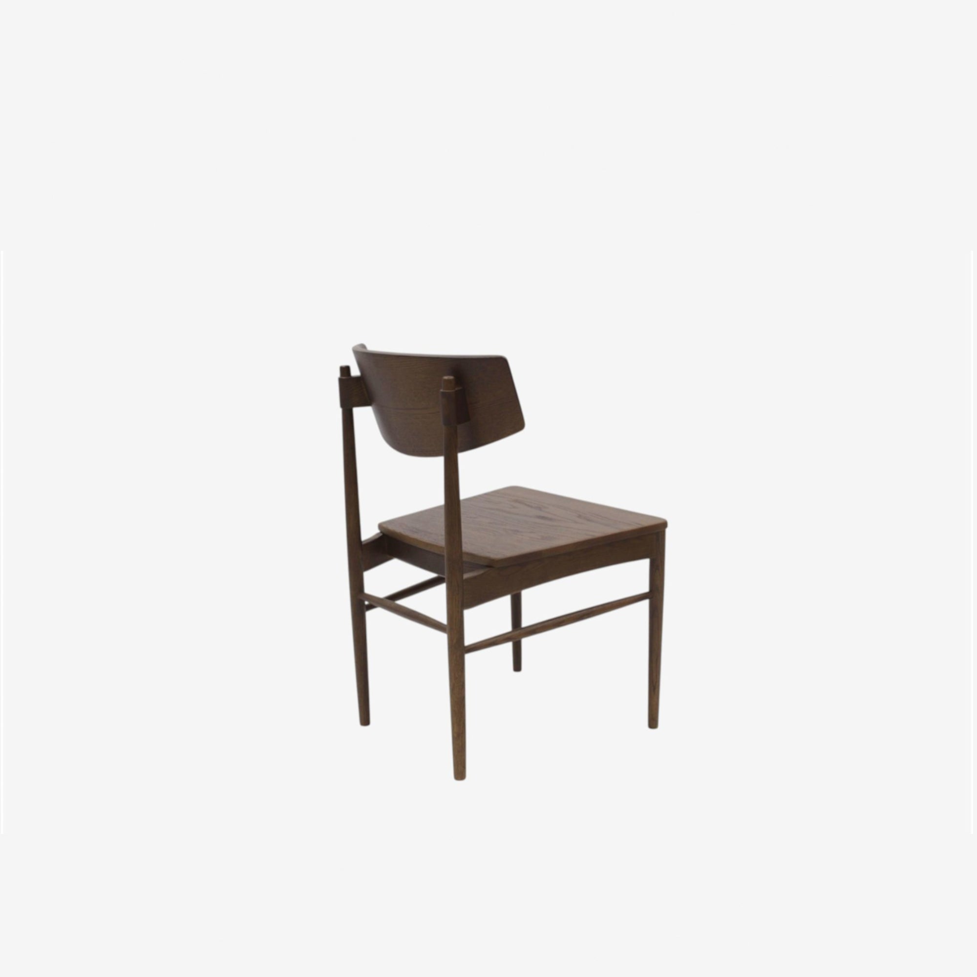 Edith Dining Chair - Wooden Seat - Caramel Oak