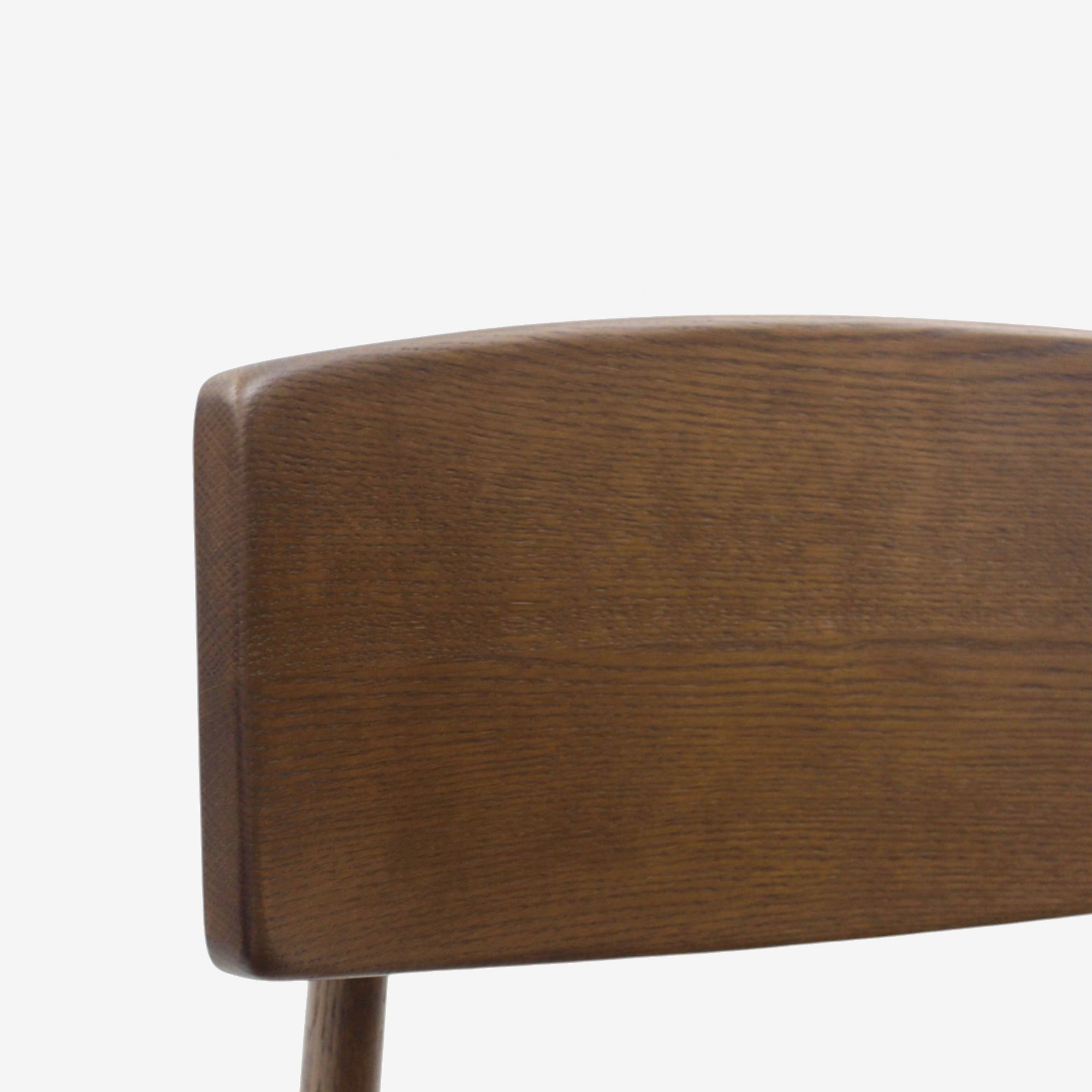 Edith Dining Chair - Wooden Seat - Caramel Oak Detail Photo