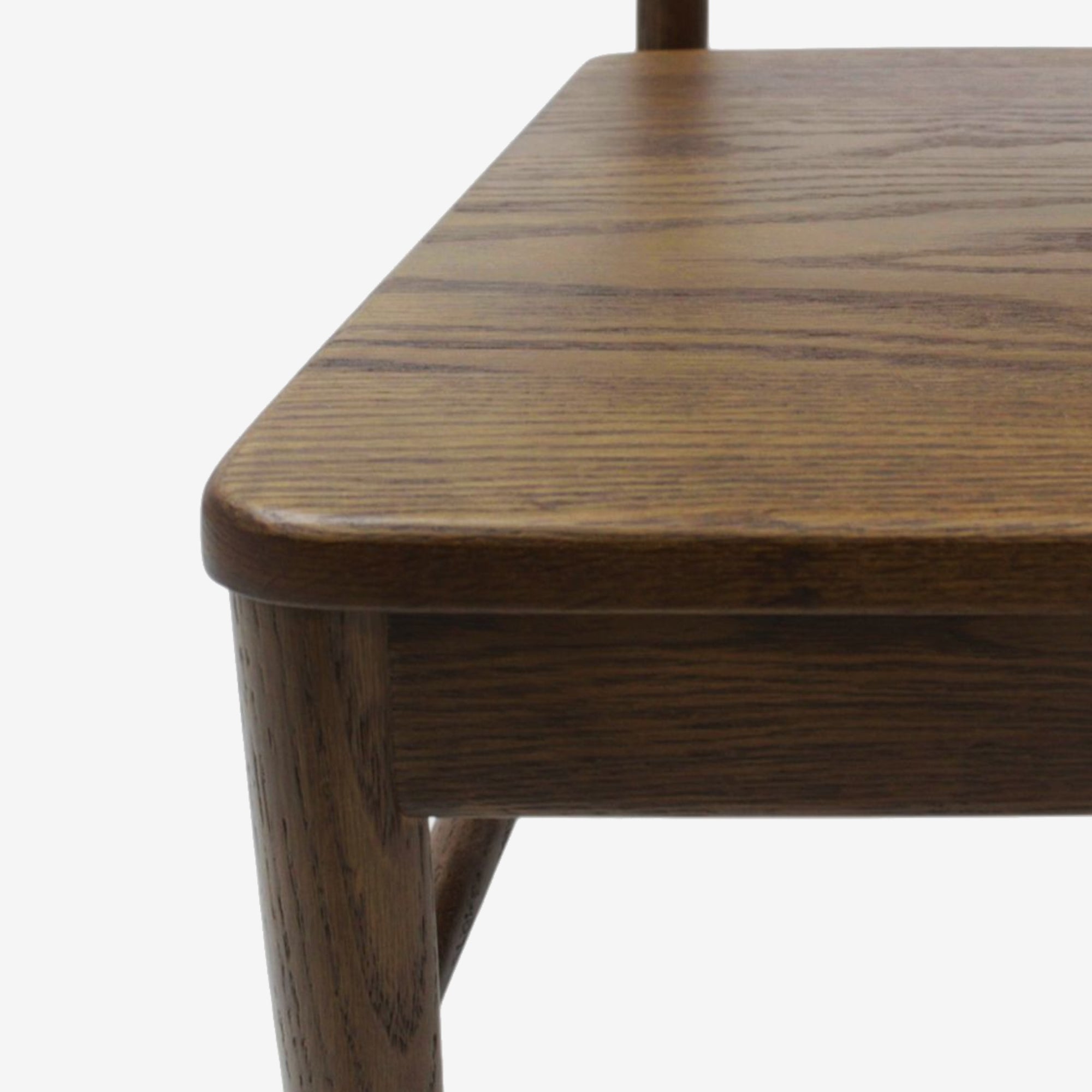 Edith Dining Chair - Wooden Seat - Caramel Oak Detail Photo