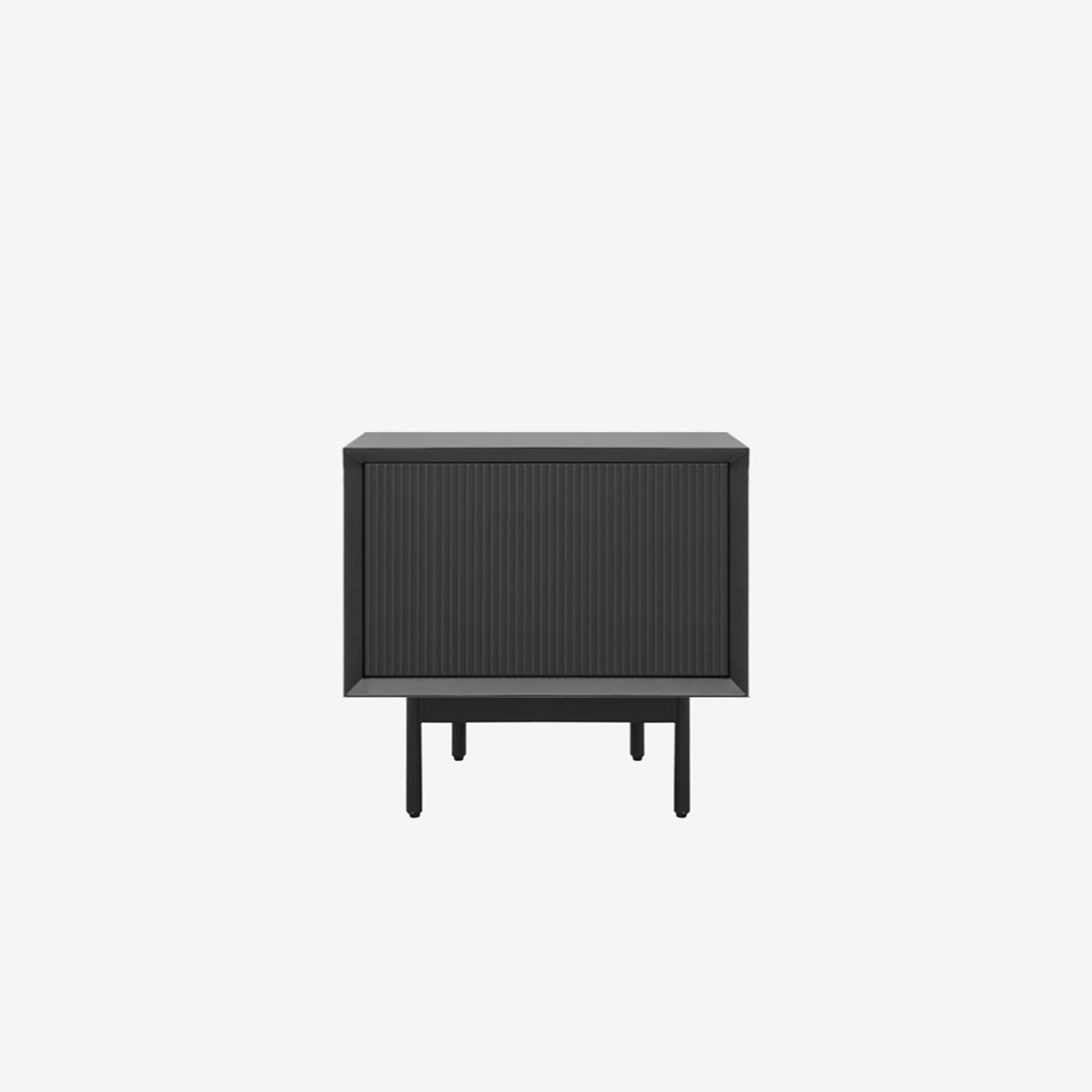 Graye Bedside Table Charcoal