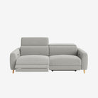 Hampton 3 Seater Fabric Recliner Sofa Grey