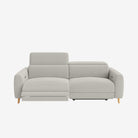 Hampton 3 Seater Fabric Recliner Sofa Sand