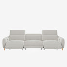 Hampton 4 Seater Fabric Recliner Sofa Grey