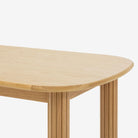 Havana Extendable Dining Table - Oak Detail Photo