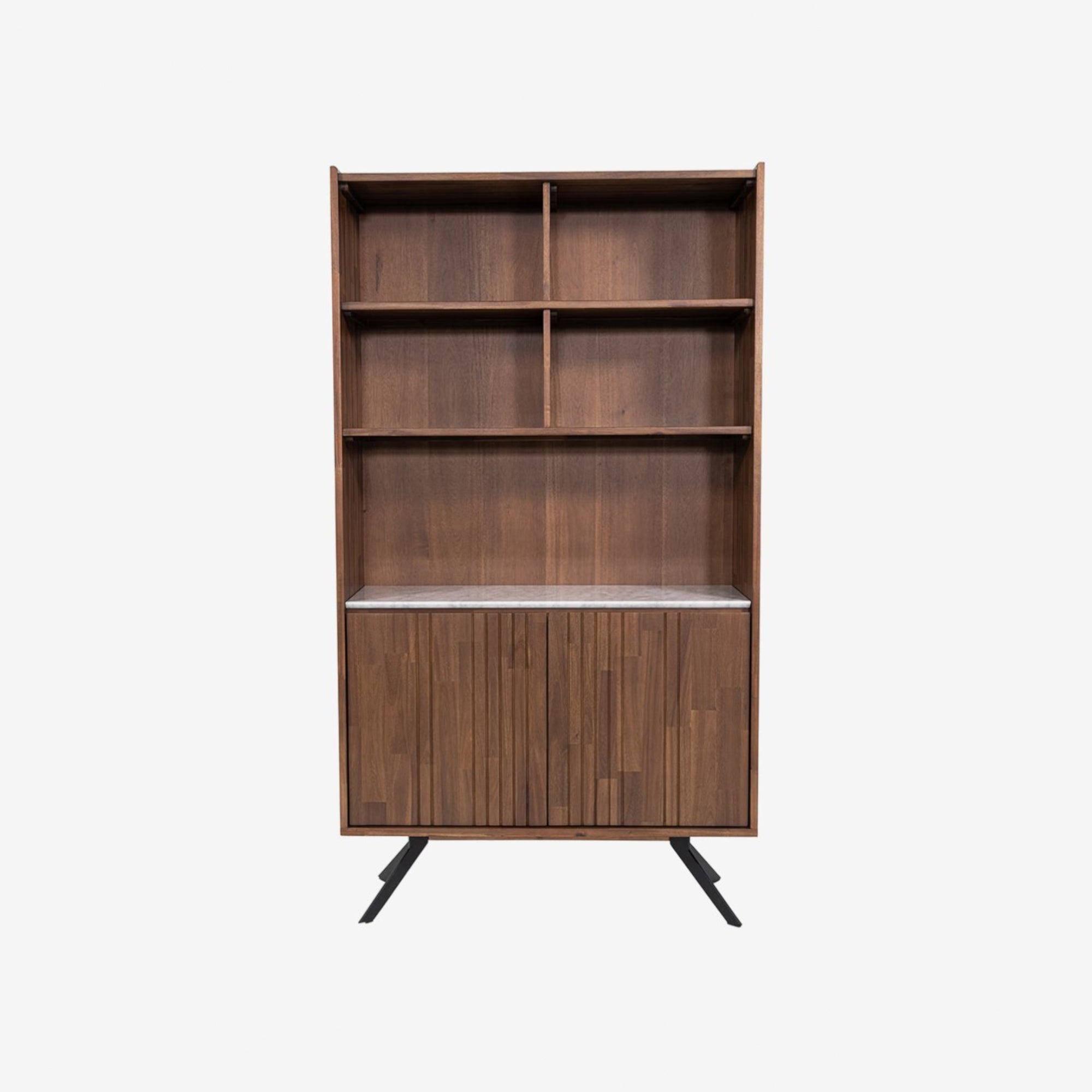 Hudson Bookcase - Mocha Walnut