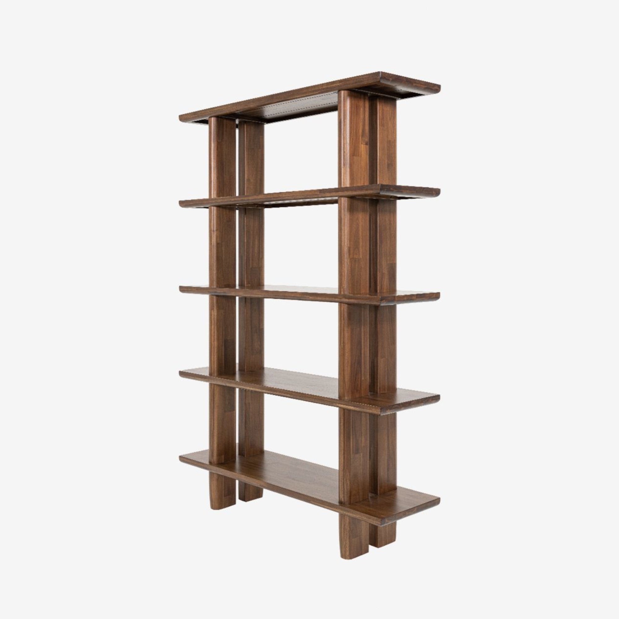 Hudson Bookshelf - Mocha Walnut – Grey & Sanders