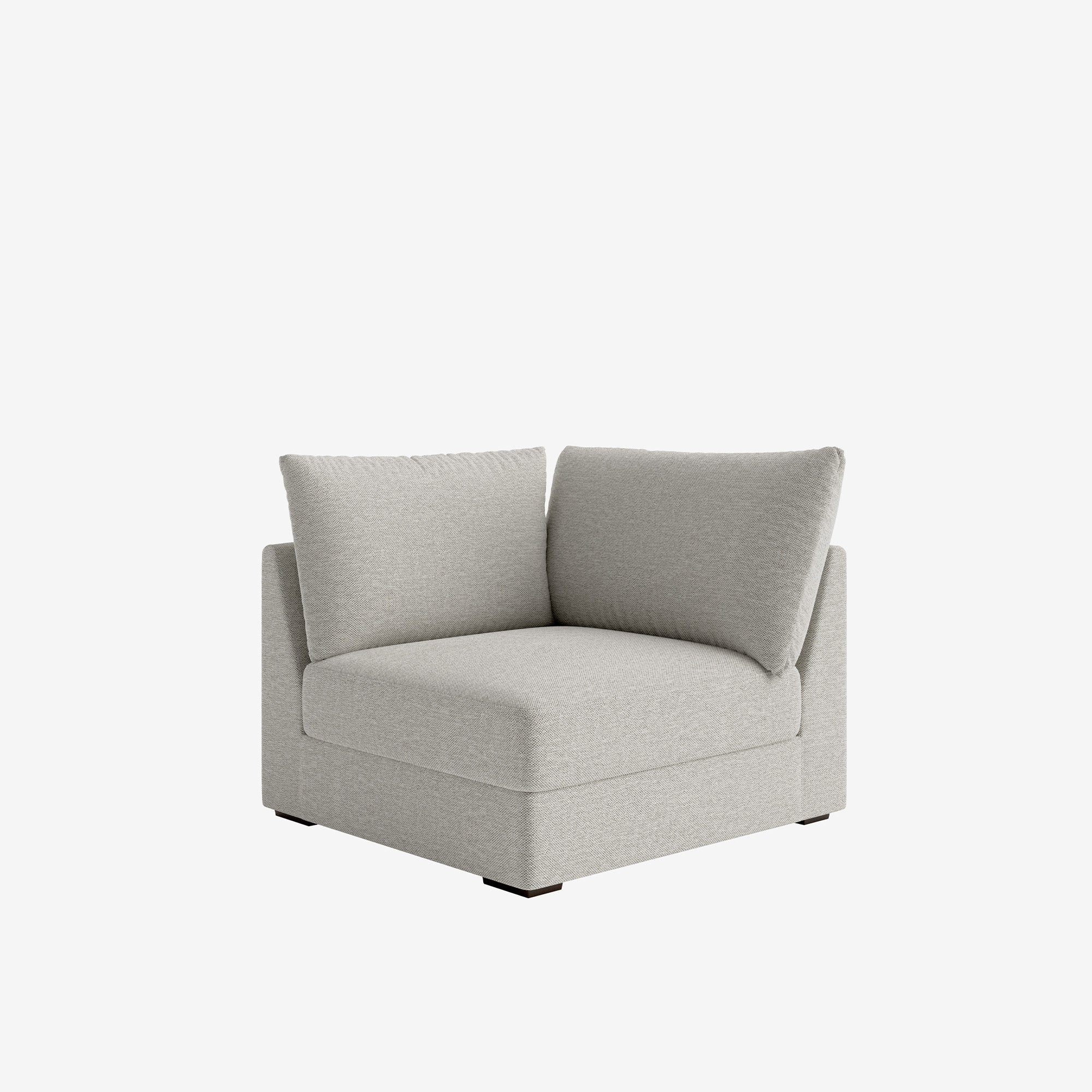 Melo Corner Fabric Sofa Standard Sand