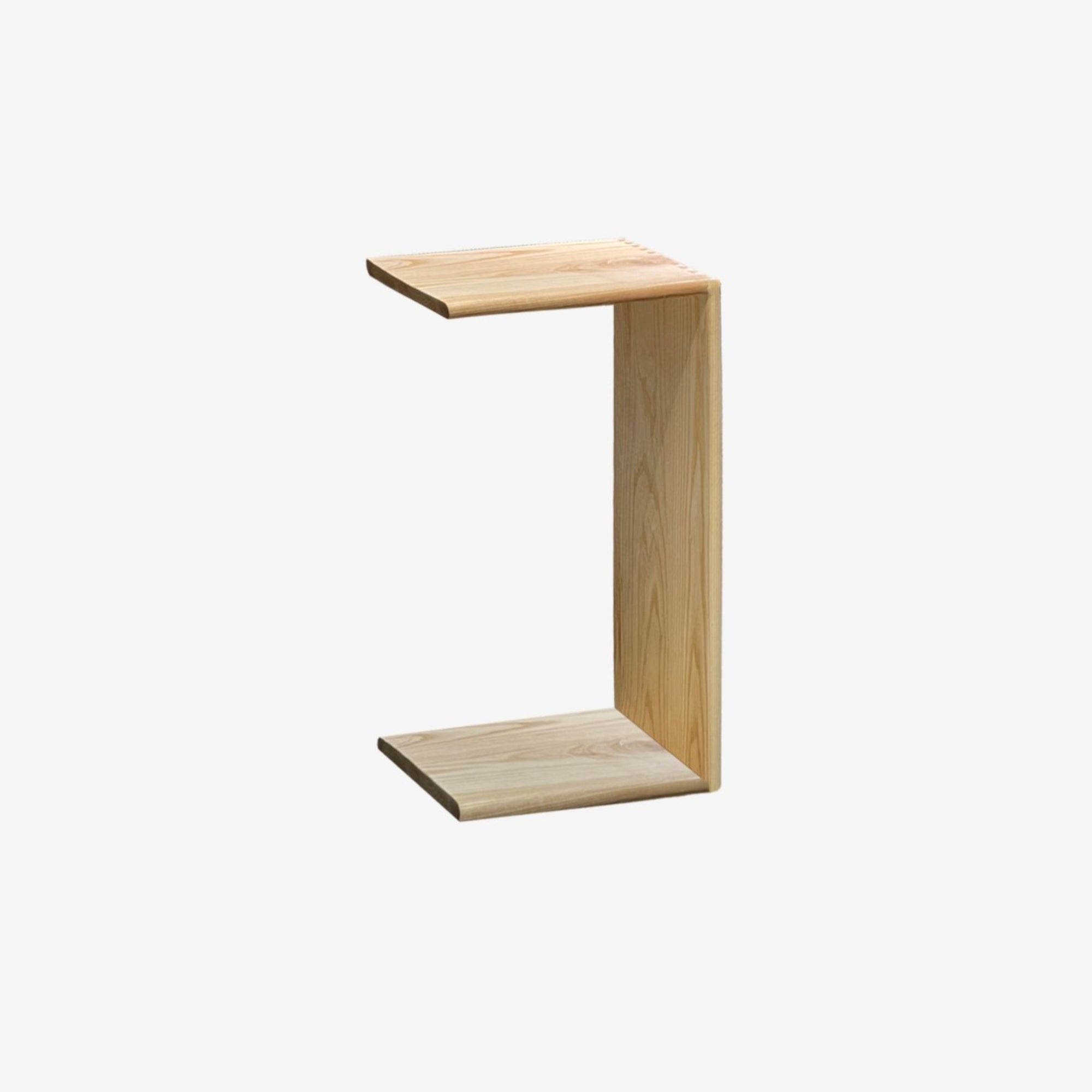 Preston C-Shaped Side Table - Oak