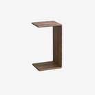 Preston C-Shaped Side Table - Walnut