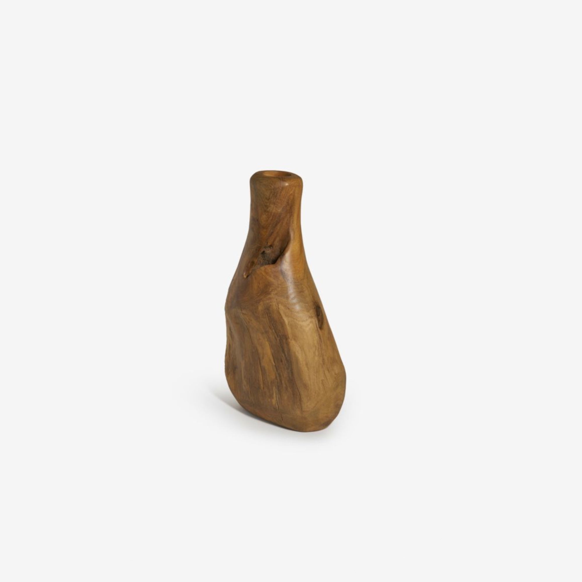 Teak Vase Large Woodware - Natural